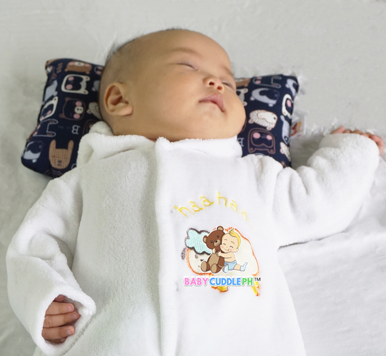 Babycuddle Head Pillow - Little Bears in Navy Blue