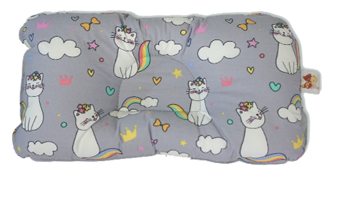 Cats in Gray -  Babycuddle Head Pillow