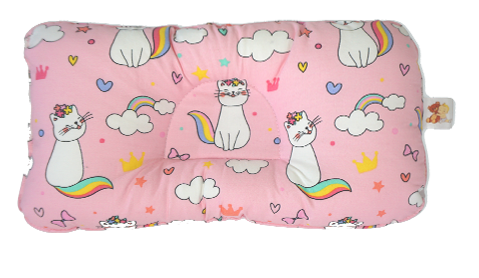 Cats in Pink -  Babycuddle Head Pillow
