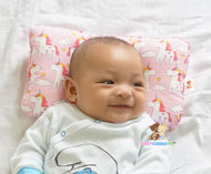 Babycuddle Head Pillow - Little Unicorn in Pink