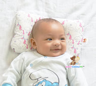 Babycuddle Head Pillow - Anchor Stripes in Black