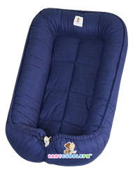 Linen Plain Navy Blue (Free Head Pillow)