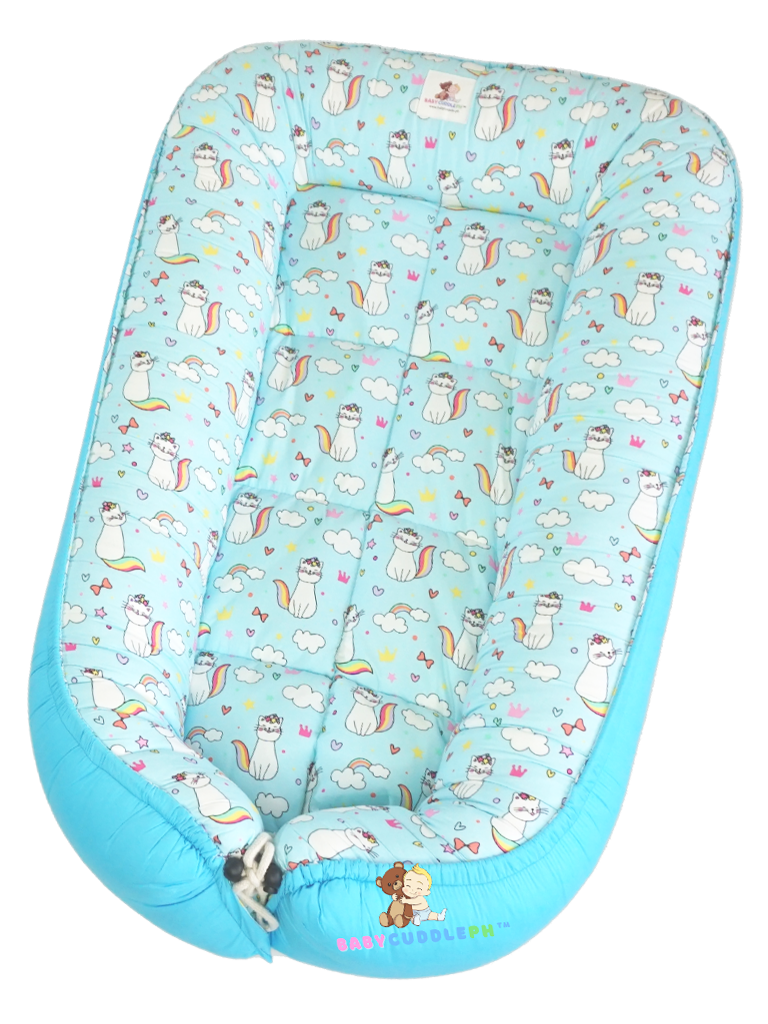 Cats in Blue (Limited Stocks) - Bed and Head Pillow