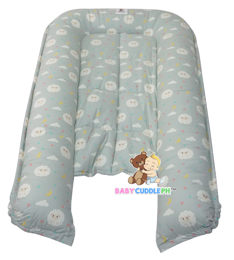 Baby Sheep in Light Gray (Limited Edition) - Bed and Head Pillow