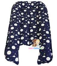 Baby Sheep in Navy Blue (Limited Edition) - Bed and Head Pillow