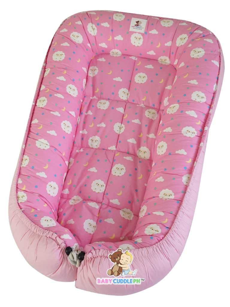 Baby Sheep in Pink ( Limited Edition) - Bed and Head Pillow