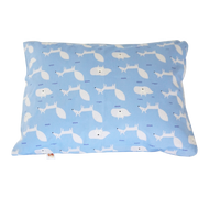 Little Fox in blue -  Babycuddleph Toddlers kit (Pillow & Blanket)