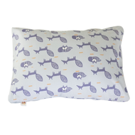Little Fox in Gray -  Babycuddleph Toddlers kit (Pillow & Blanket)