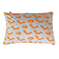 Little Fox in Tangerine -  Babycuddleph Toddlers kit (Pillow & Blanket)