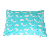 Little Fox in Teal -  Babycuddleph Toddlers kit (Pillow & Blanket)