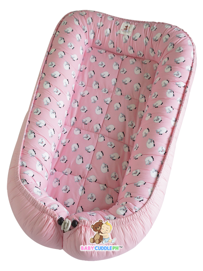 Little Sheep in Pink (Limited Stock) - Bed and Head Pillow