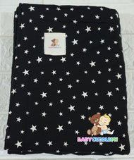 Mini White Stars - Babycuddle Minky Blanket