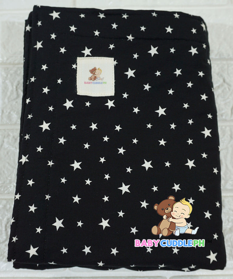 Mini White Stars - Babycuddle Minky Blanket