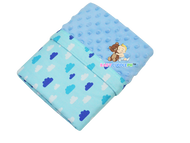 Blue Clouds - Babycuddle Minky Blanket