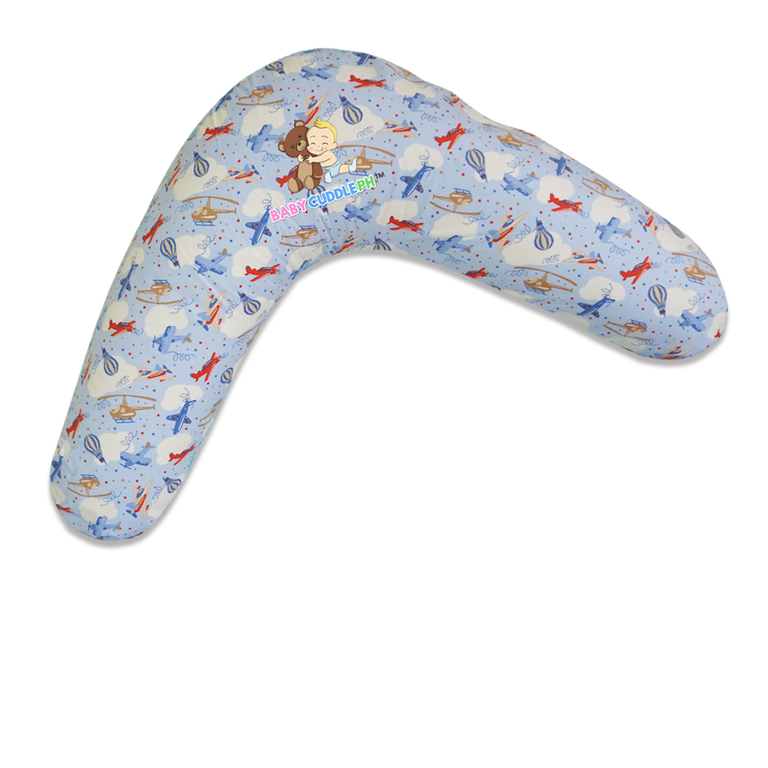 BabyCuddle Nursing Pillow (Multi-use) - Airplanes Collection (Best Seller)
