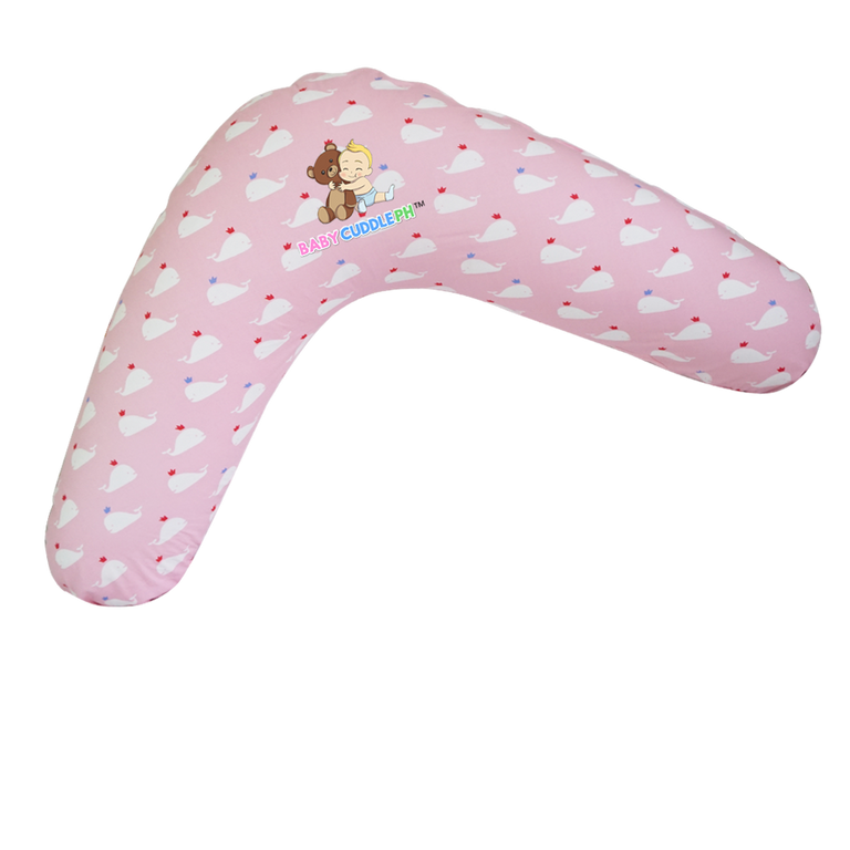 BabyCuddle Nursing Pillow (Multi-use) - Baby Whale Collection (Limited Stock)