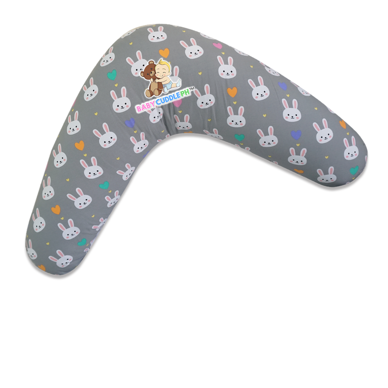 BabyCuddle Nursing Pillow (Multi-use) - Bunny Collection (Best Seller)