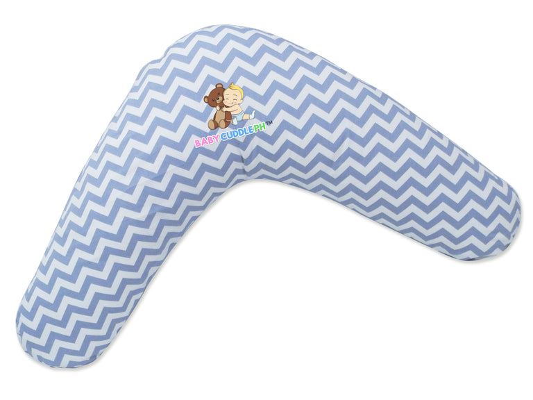 BabyCuddle Nursing Pillow (Multi-use) - Chevron Collection (Limited Stock)