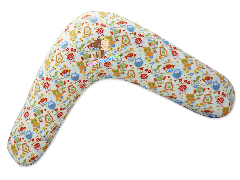 BabyCuddle Nursing Pillow (Multi-use) - Little Owl Collection (Limited Stock)