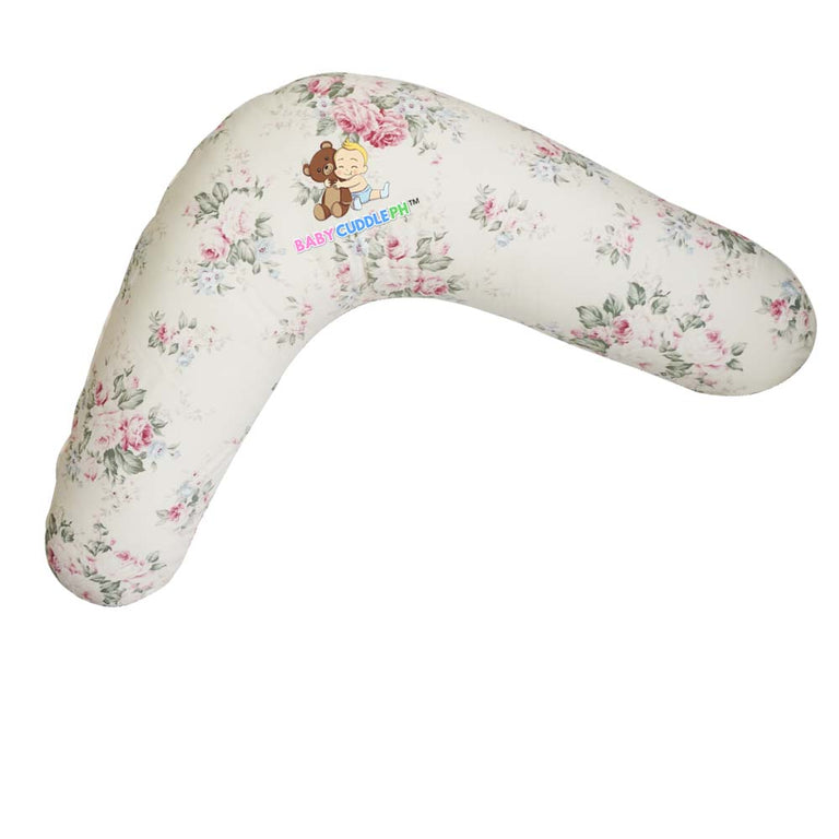 BabyCuddle Nursing Pillow (Multi-use) - Pink Roses (Limited Stock)