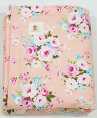 Peach Flora - Babycuddle Minky Blanket