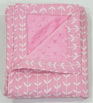 Pink Vines - Babycuddle Minky Blanket