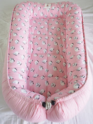 Little Sheep in Pink (Limited Stock) - Bed and Head Pillow
