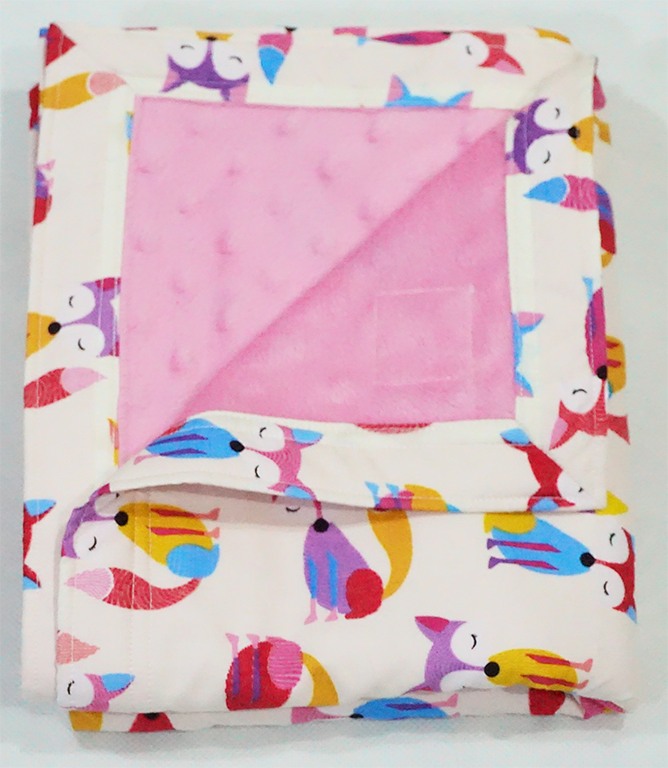 Sleepy Fox - Babycuddle Minky Blanket