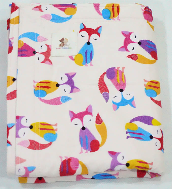 Sleepy Fox - Babycuddle Minky Blanket