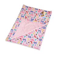 Little Dino in Pink -  Babycuddleph Toddlers kit (Pillow & Blanket)