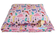 Little Dino in Pink -  Babycuddleph Toddlers kit (Pillow & Blanket)
