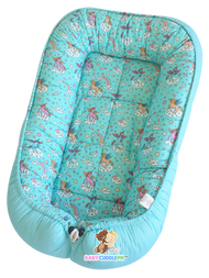 Unicorn in Teal - Bed and Head Pillow