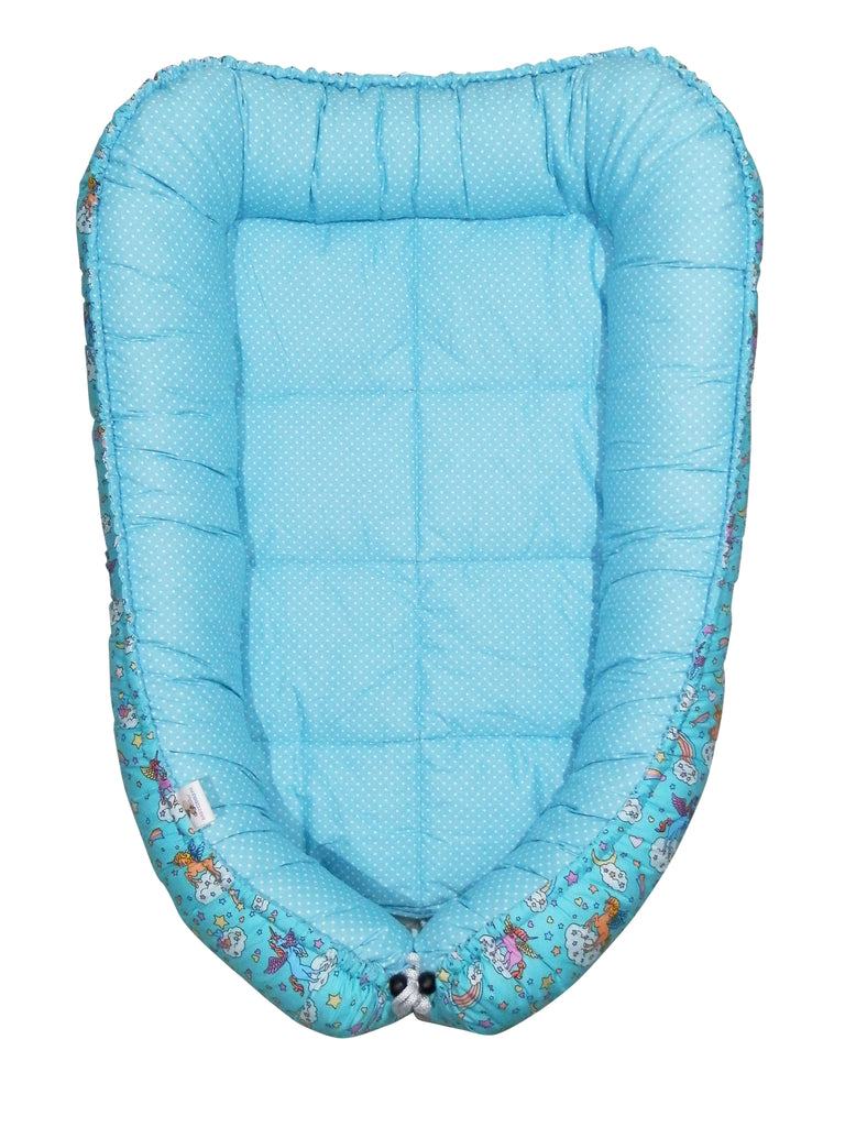 Unicorn in Teal - Bed and Head Pillow