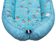 Unicorn in Teal - Bed and Head Pillow